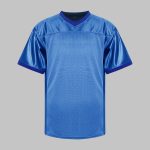 Royal Blue Blank Football Jersey | Mesh Athletic Training Shirt