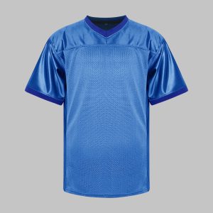 Royal Blue Blank Football Jersey | Mesh Athletic Training Shirt
