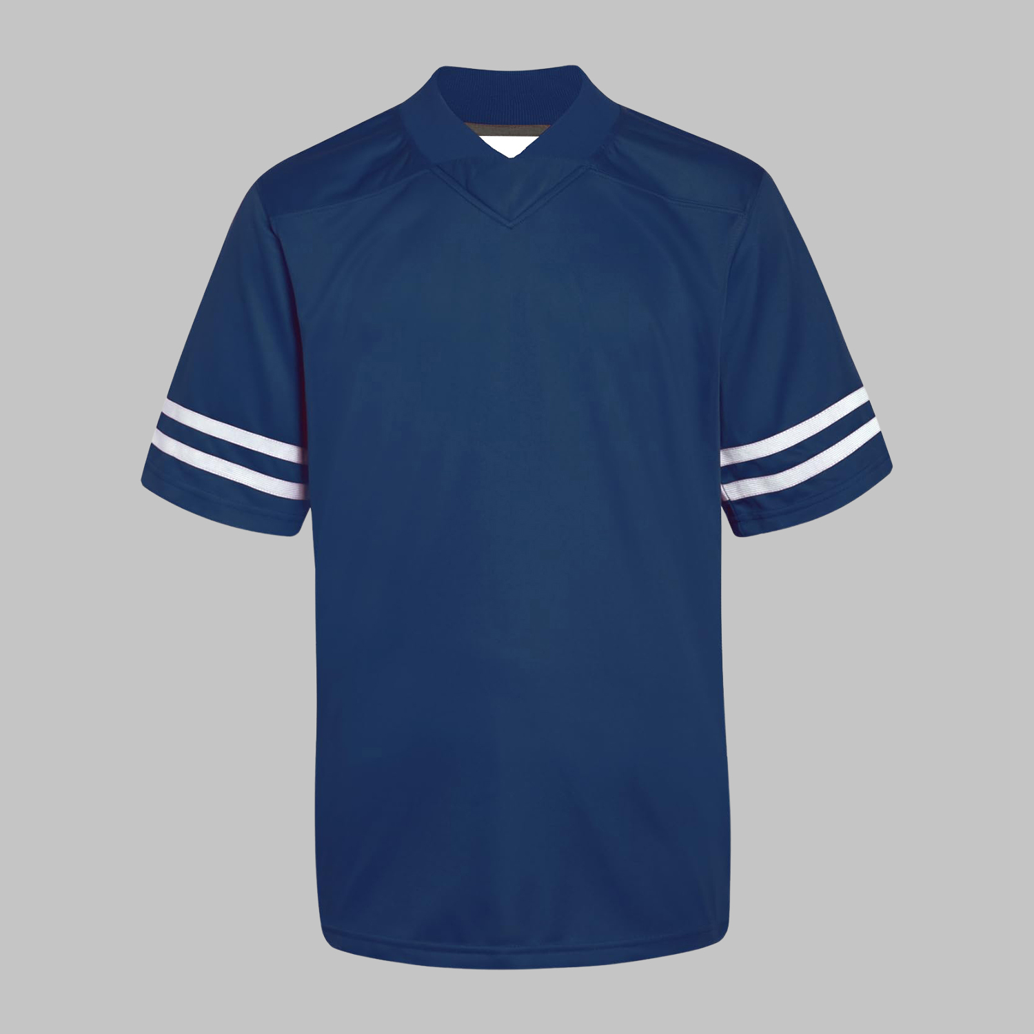 Navy Blue Striped Football Jersey Navy Blue Striped Front Football Jersey