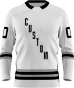Custom Teal Front Ice Hockey Jersey