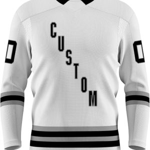Custom Teal Front Ice Hockey Jersey