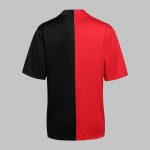 Red and Black Split Back Football Jersey
