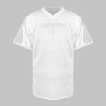 White Blank Football front Jersey