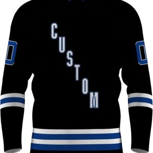 Custom Yellow Front Ice Hockey Jersey