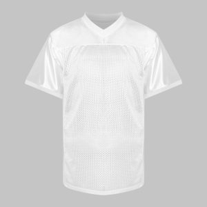 White Blank Front Football Jersey