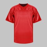Red Blank Front Football Jersey