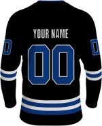 Custom Yellow Back Ice Hockey Jersey