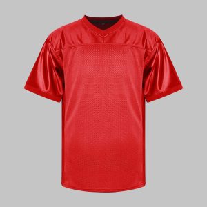 Red Blank Front Football Jersey