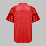 Red Blank Back Football Jersey