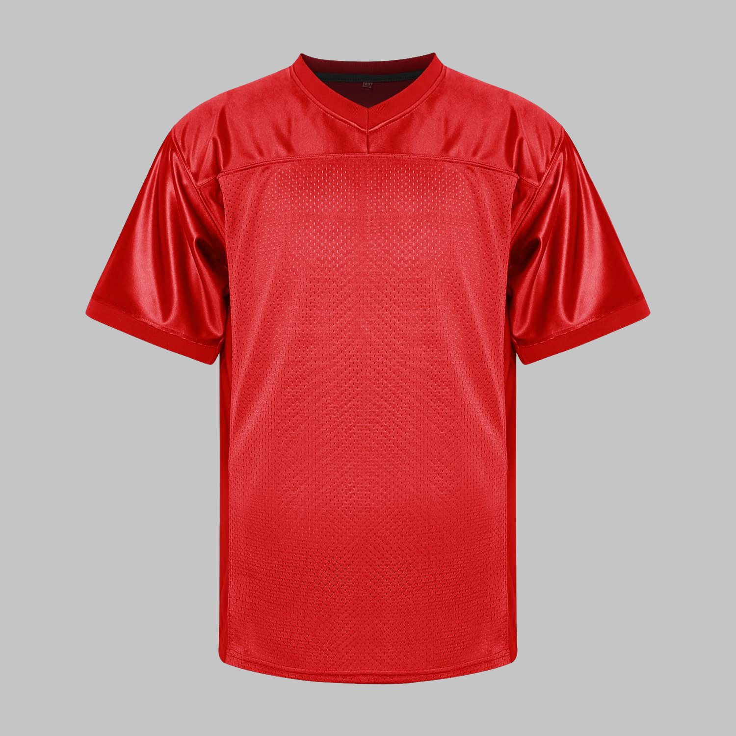 Red Blank Football Jersey Red Blank Front Football Jersey