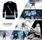 Custom Yellow Ice Hockey Jersey