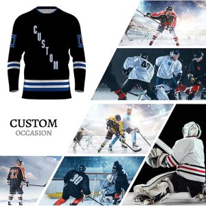 Custom Yellow Ice Hockey Jersey