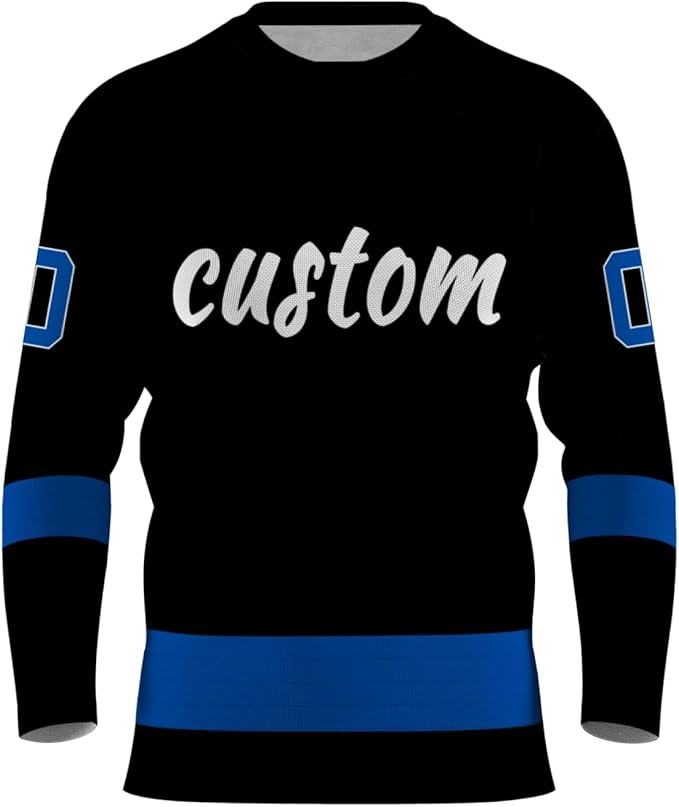 Custom Red Ice Hockey Jersey Custom Red Ice Back Hockey Jersey