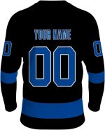 Custom Red Back Ice Hockey Jersey
