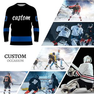 Custom Red Ice Hockey Jersey