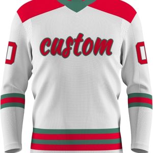Custom Orange Front Ice Hockey Jersey