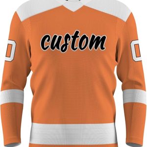 Custom Royal Blue Front Ice Hockey Jersey