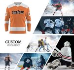 Custom Royal Blue Ice Hockey Jersey