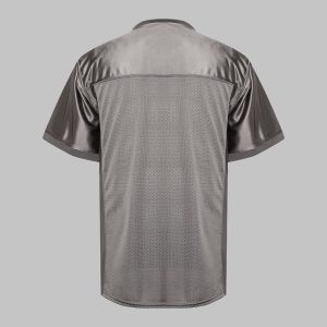 Grey Blank Back Football Jersey