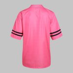 Pink Striped Varsity Back Football Jersey