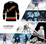 Custom Black Ice Hockey Jersey