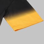 Black Yellow Gradient Football Jersey