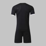Custom Black and Orange Soccer Uniform
