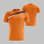 custom asymmetrical sash crew neck jersey