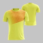 custom diagonal stripe crew neck jersey