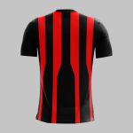 custom vertical stripe Back crew neck jersey