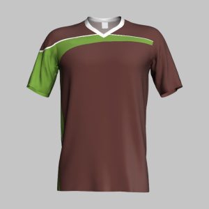 Custom Curved Panel V-Neck Jersey
