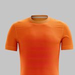custom striped crew Front neck jersey