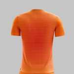 custom striped crew Back neck jersey
