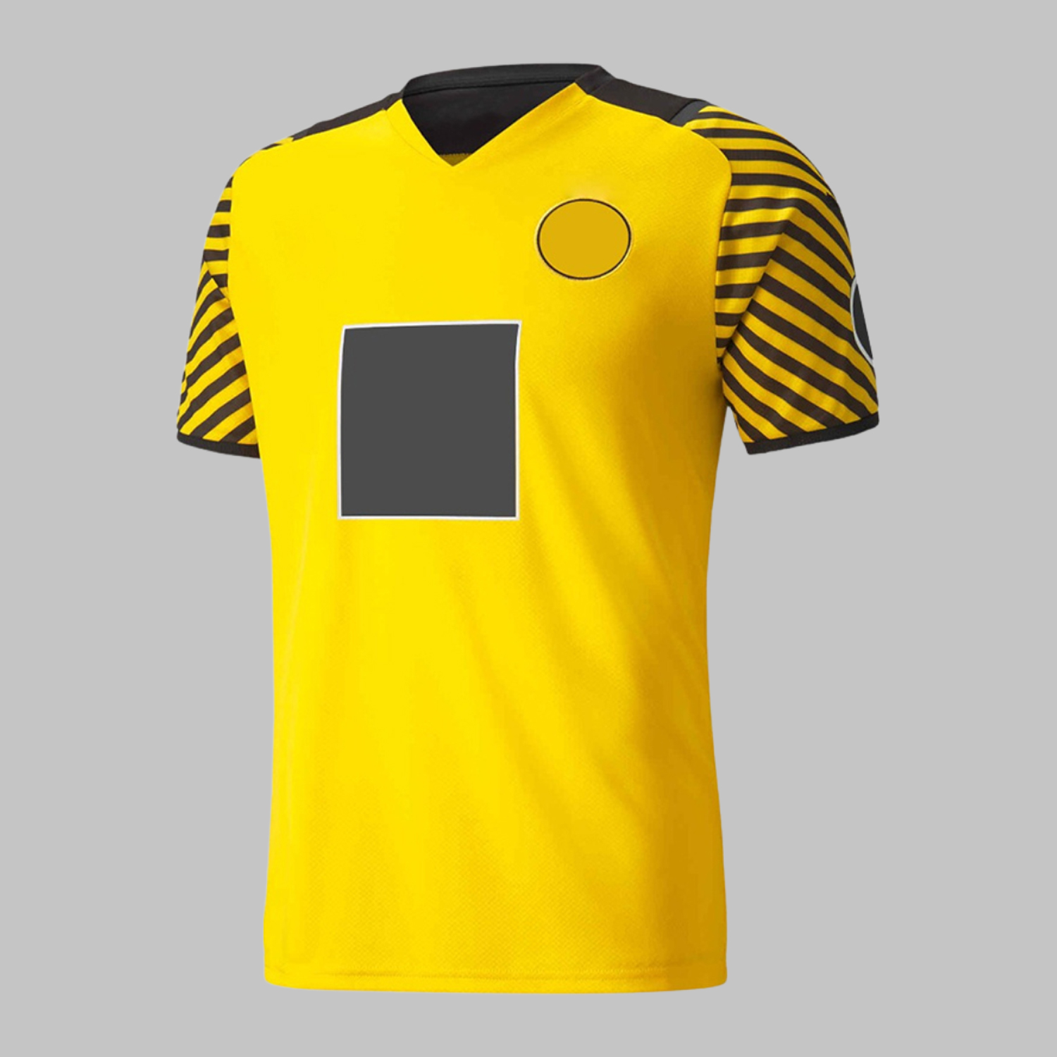 Custom Striped Sleeve V-Neck Jersey Custom Striped Front Sleeve V-Neck Jersey