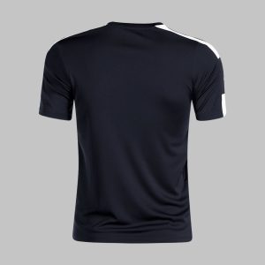 custom shoulder Back stripe crew neck jersey