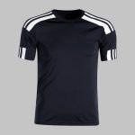 custom shoulder Front stripe crew neck jersey