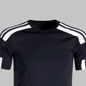custom shoulder Bold Front stripe crew neck jersey