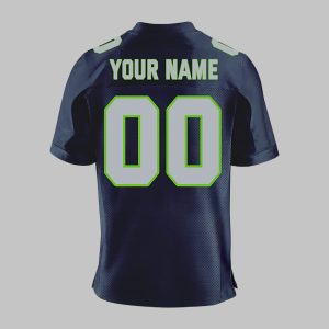 custom sublimated BACK football jersey uniform