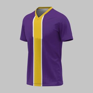Custom Center Front Stripe V-Neck Jersey