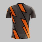 custom 3 stripe back training jersey
