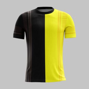 custom black 3 stripe front training jersey