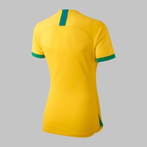 Custom Yellow & Green V-Neck Soccer Jersey