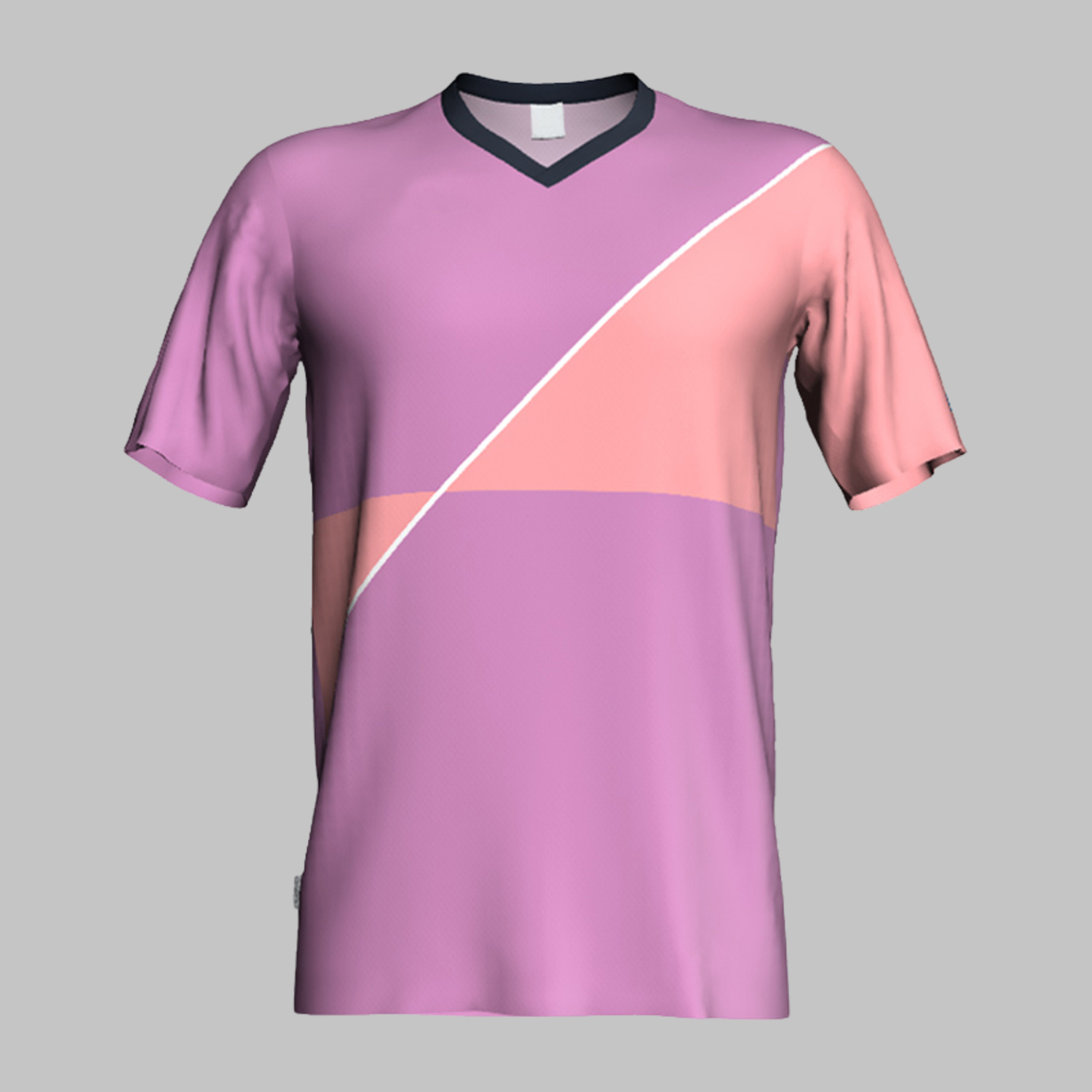 Custom Geometric V-Neck Jersey Custom Front Geometric V-Neck Jersey