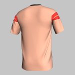 Custom Soccer Jersey | Peach & Red