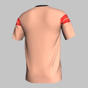 Custom Soccer Jersey | Peach & Red