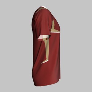 Custom Maroon & Gold Soccer Jersey