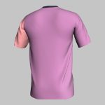 Custom Purple V-Neck back Soccer Jersey