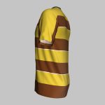 custom khaki striped soccer jersey