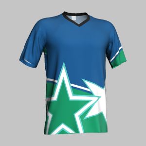 Custom Black V-Neck Training Jersey