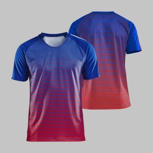 custom striped raglan jersey